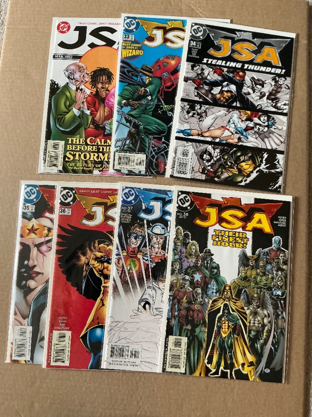 DC Comics JSA Stealing Thunder Complete Trade Arc Lot Issues 32-38 High Grade